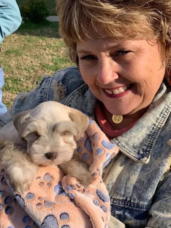 A Showtime Pups puppy with its new family