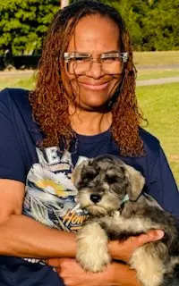 A Showtime Pups puppy with its new family